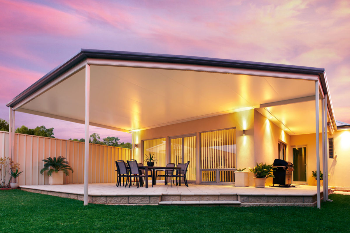 Beat the heat with an insulated roof verandah or patio