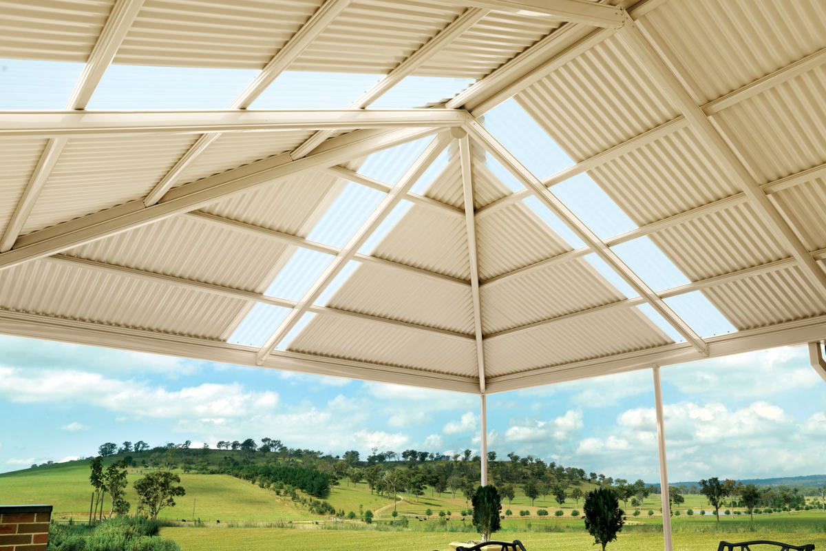 Hip roof verandah